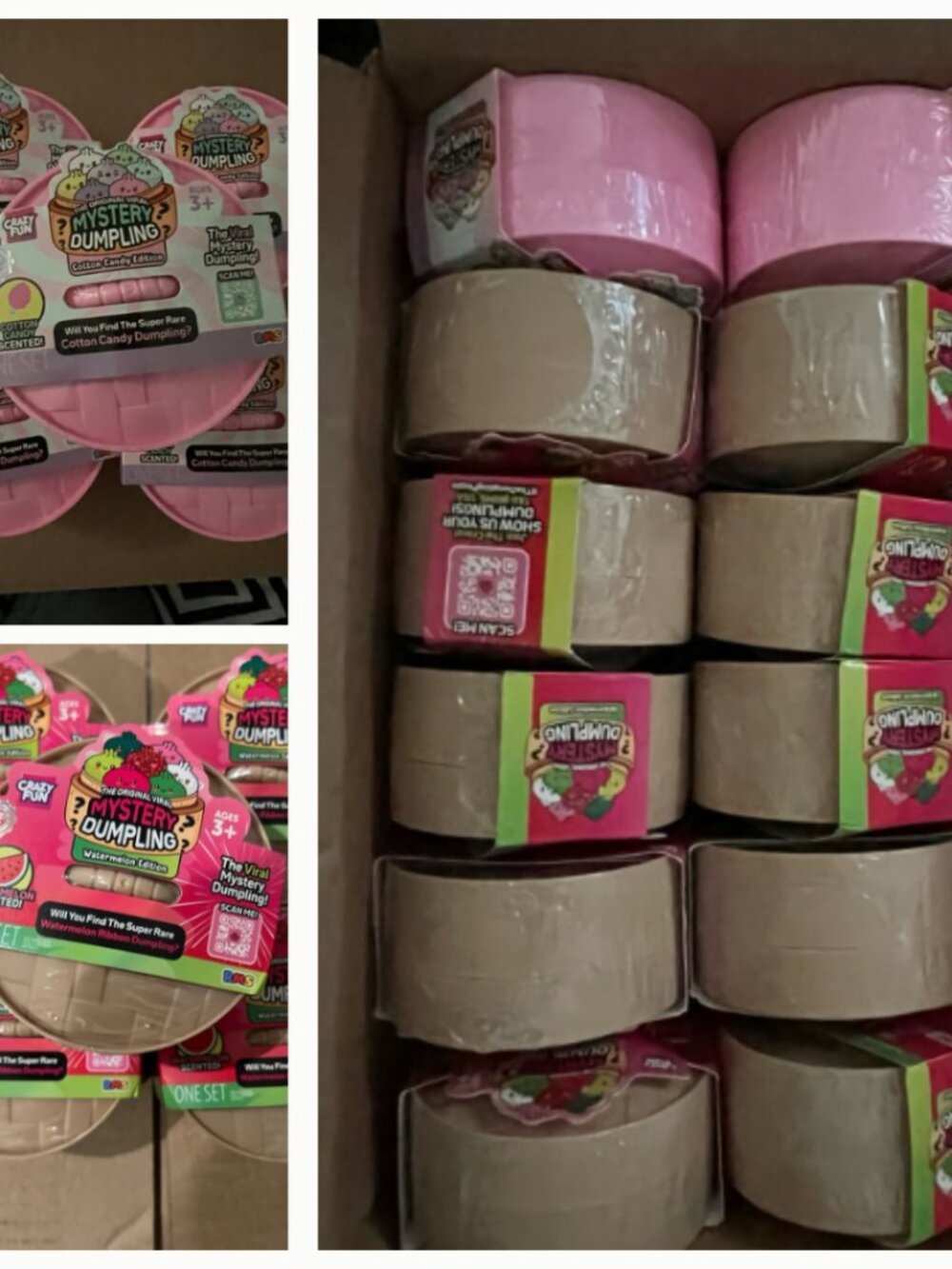 Lot of 30 Crazy Fun RMS Mystery WATER MELON & COTTON CANDY Dumpling Edition Set